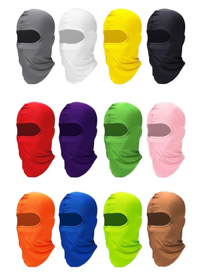 Xeoxarel 12 Pack Balaclava Face Mask, Summer Cooling Neck Gaiter, UV Protector Motorcycle Ski Scarf for Men/Women - Image 1